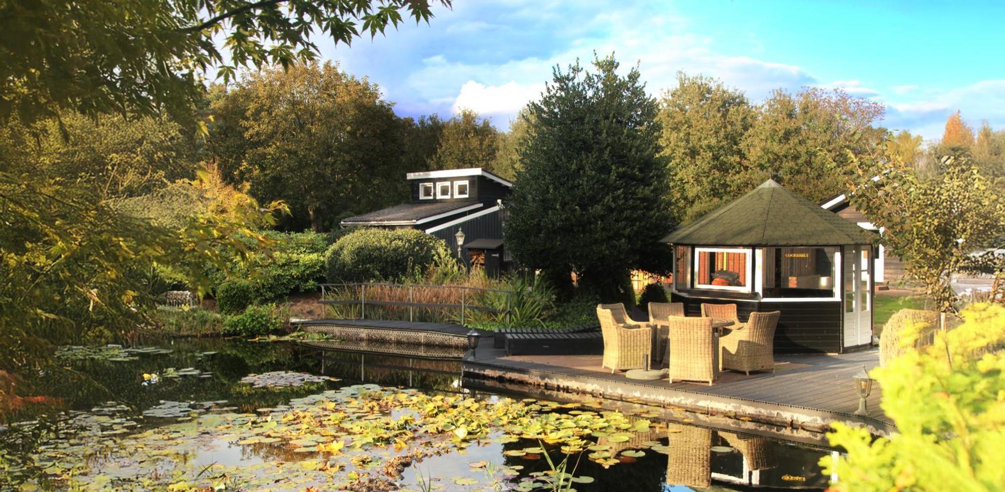 Wellness Tuin - Ultieme Partner Beleving - St Hubertus Suite Met Jacuzzi ,Openhaard, Prive Hottub En Prive Sauna In Jachthut Stijl 호스트 외부 사진